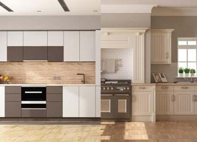 کابینت آشپزخانه خود را چگونه انتخاب کنیم؟ انواع جنس کابینت